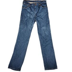 Wrangler Jeans Mens 32x36 Blue Excellent Cowboy Cut Original Fit Straight